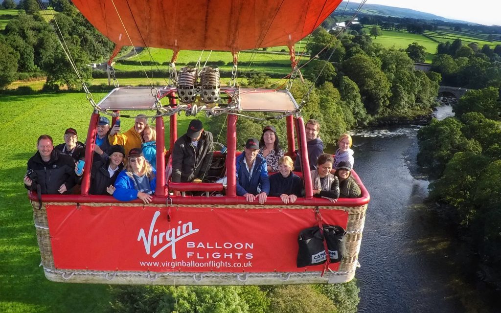 Weekday Sunrise Virgin Hot Air Balloon Flight for Two