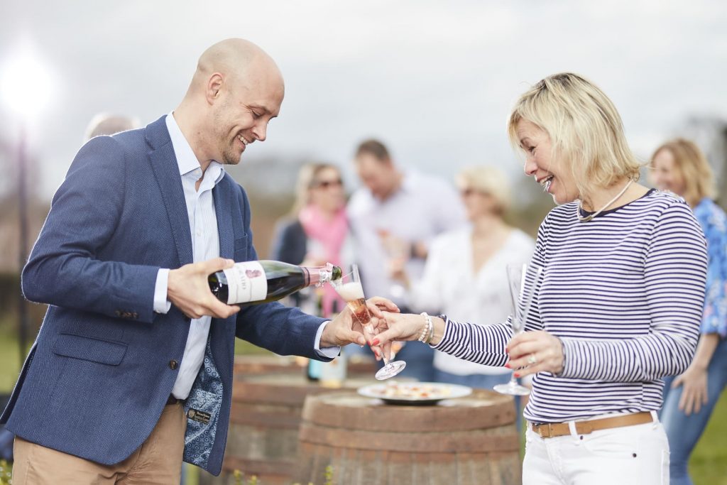 One Night Berkshire Break with Wine, Dinner and Vineyard Tour with Tastings at Stanlake Park Wine Estate for Two