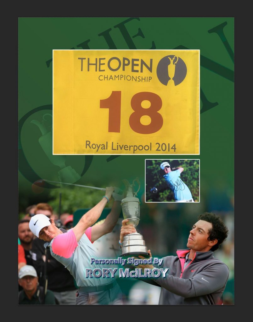 Rory McIlroy "The Open" Display