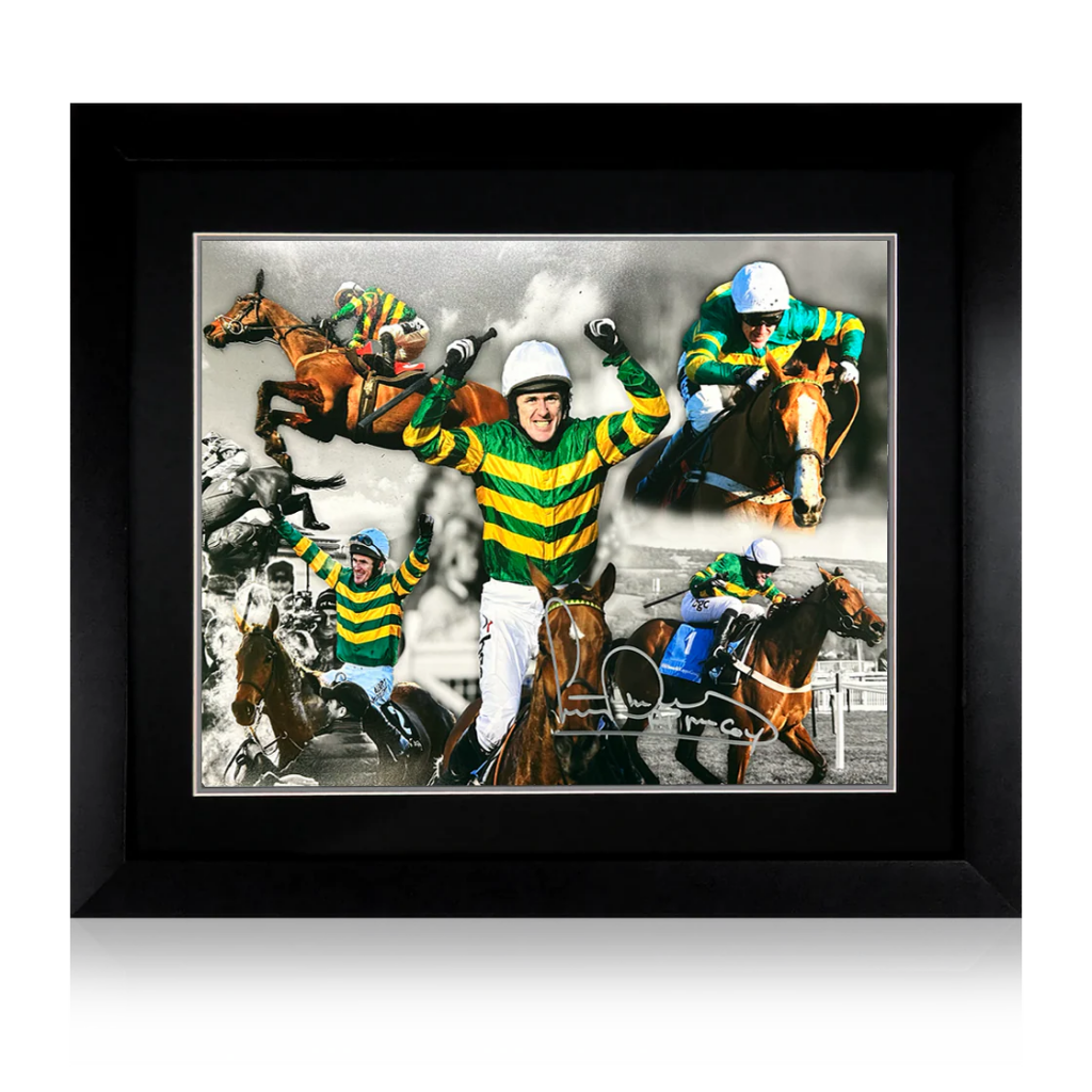 Horse Racing - AP McCoy Signed Montage Deluxe Framed Mount
