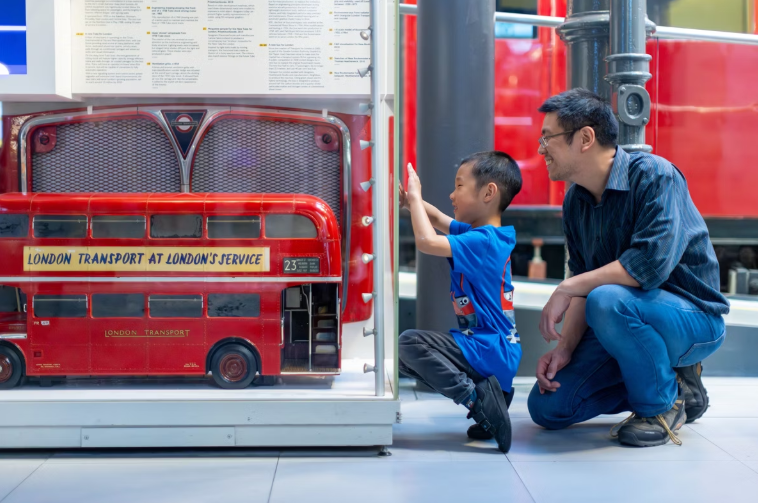 London Transport Museum Entry and Day Pass for Two Adults and up to Four Children