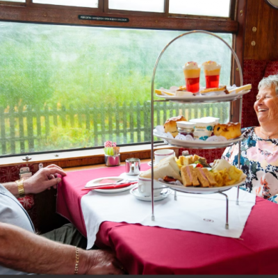 Embsay & Bolton Abbey Railway Steam Train with Afternoon Tea for Two
