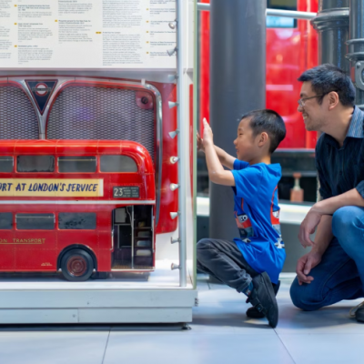 London Transport Museum Entry and Day Pass for Two Adults and up to Four Children