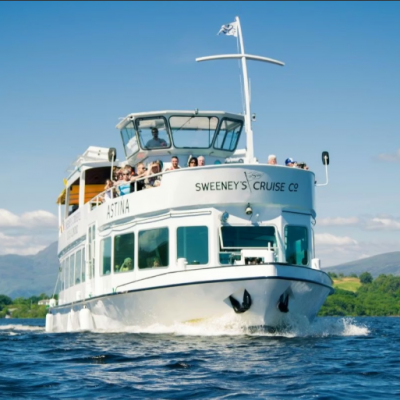 Loch Lomond Cruise and Prosecco Afternoon Tea at a Traditional Pub for Two