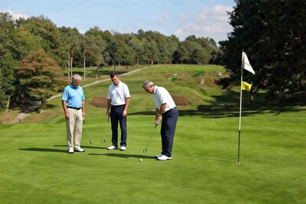 Four Ball at the Addington Golf Club, Surrey