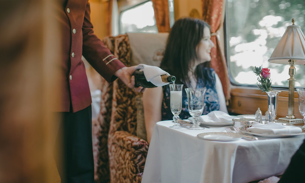 Chiltern Hills Steam Train Experience with Chocolates and Fizz for Four