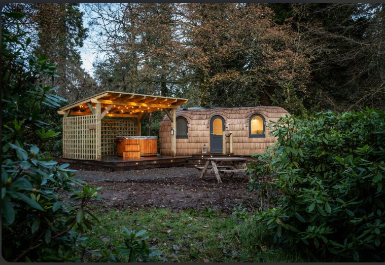 Culdees Castle Estate Two Night Luxury Large Glamping Lodge Stay for Two