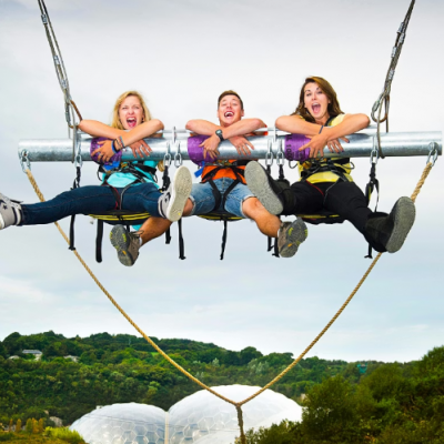 Hangloose Adventure Gravity Swing at The Eden Project