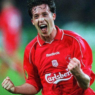 Signed Framed Robbie Fowler Shirt