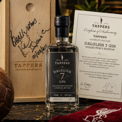 SIR KENNY DALGLISH SIGNED GIN